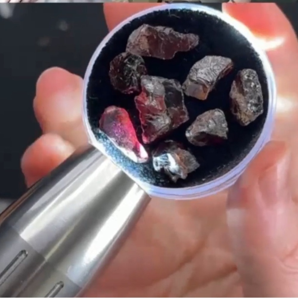 Raw Garnet Crystals 35.13ctw Deep Red Stones Healing Jewelry Making